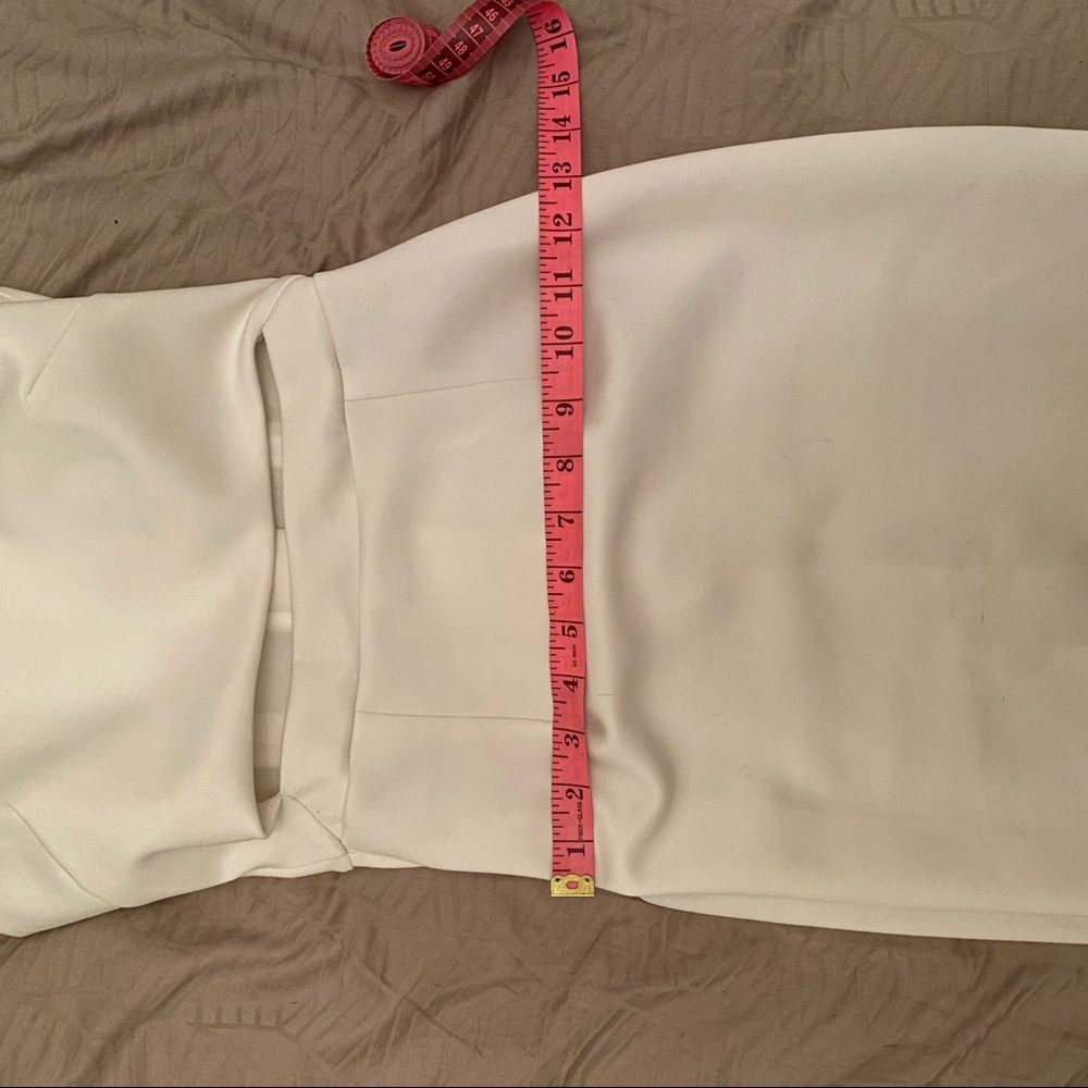 ASOS PETITE PENCIL SKIRT WHITE DRESS - Picture 9 of 9